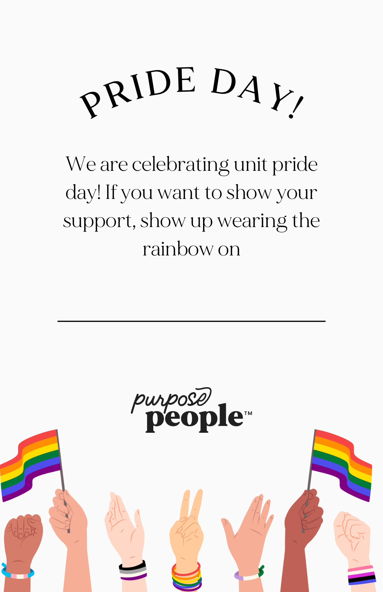 Unit Pride Day Printable (FREE!)