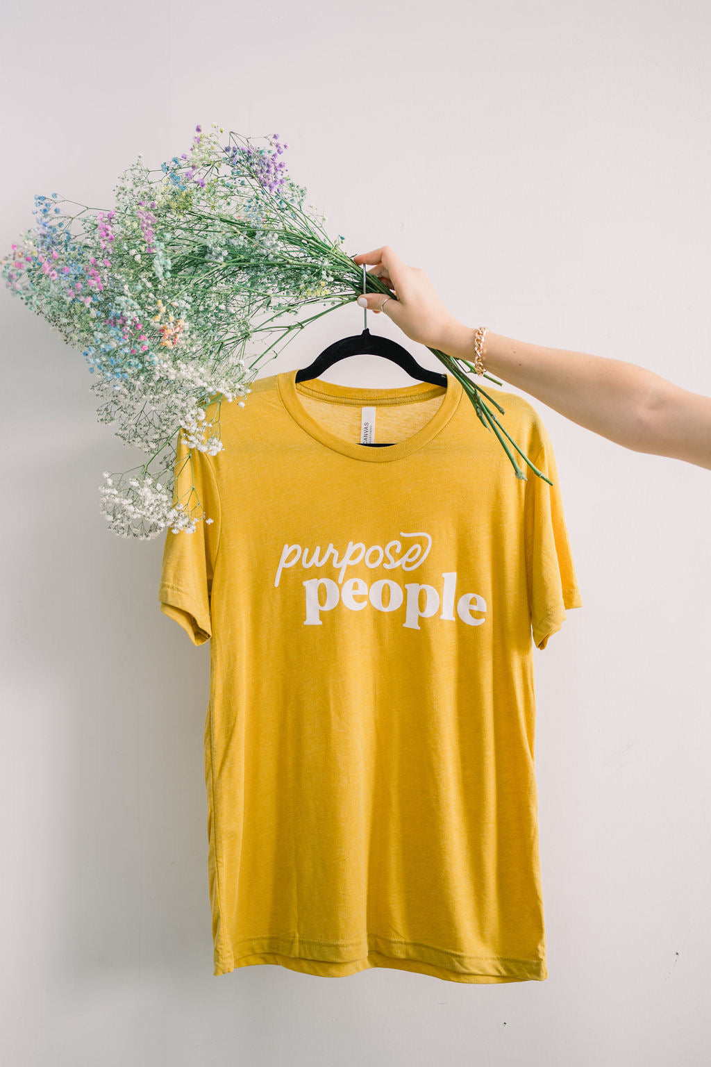 On Brand Yellow Tee