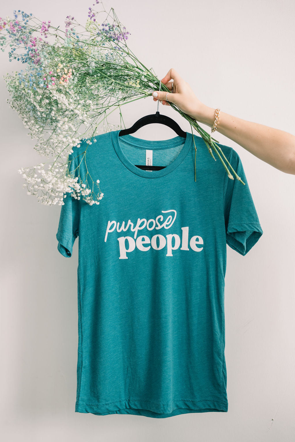 On Brand Teal Tee