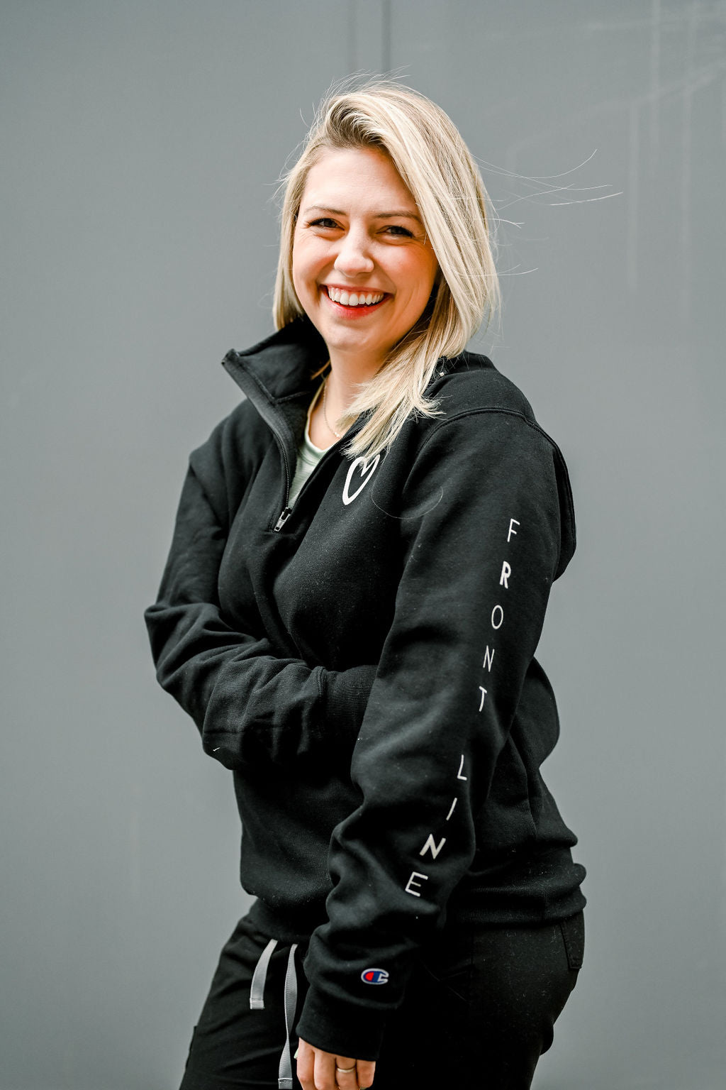 Front Line Quarter Zip