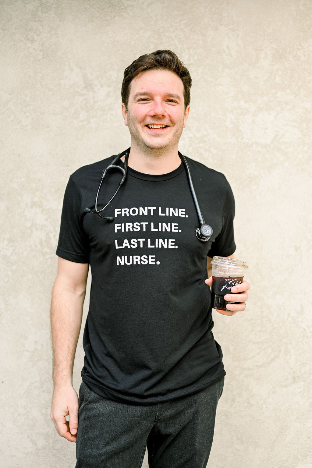 Proud Nurse Black Tee