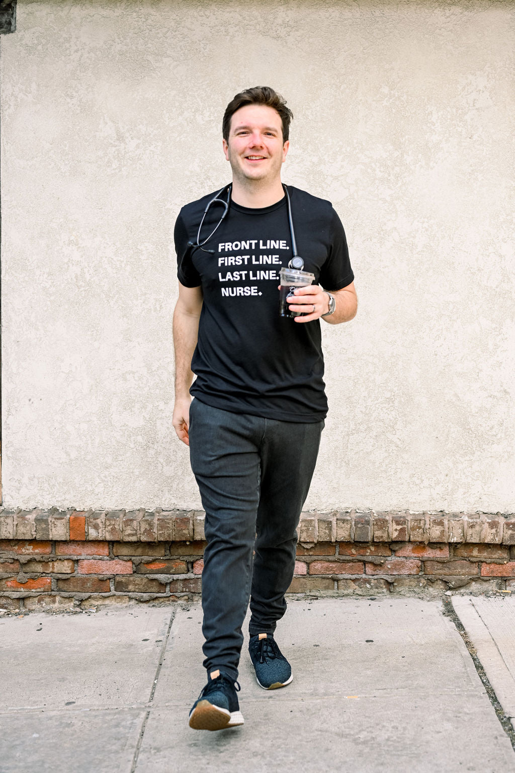 Proud Nurse Black Tee