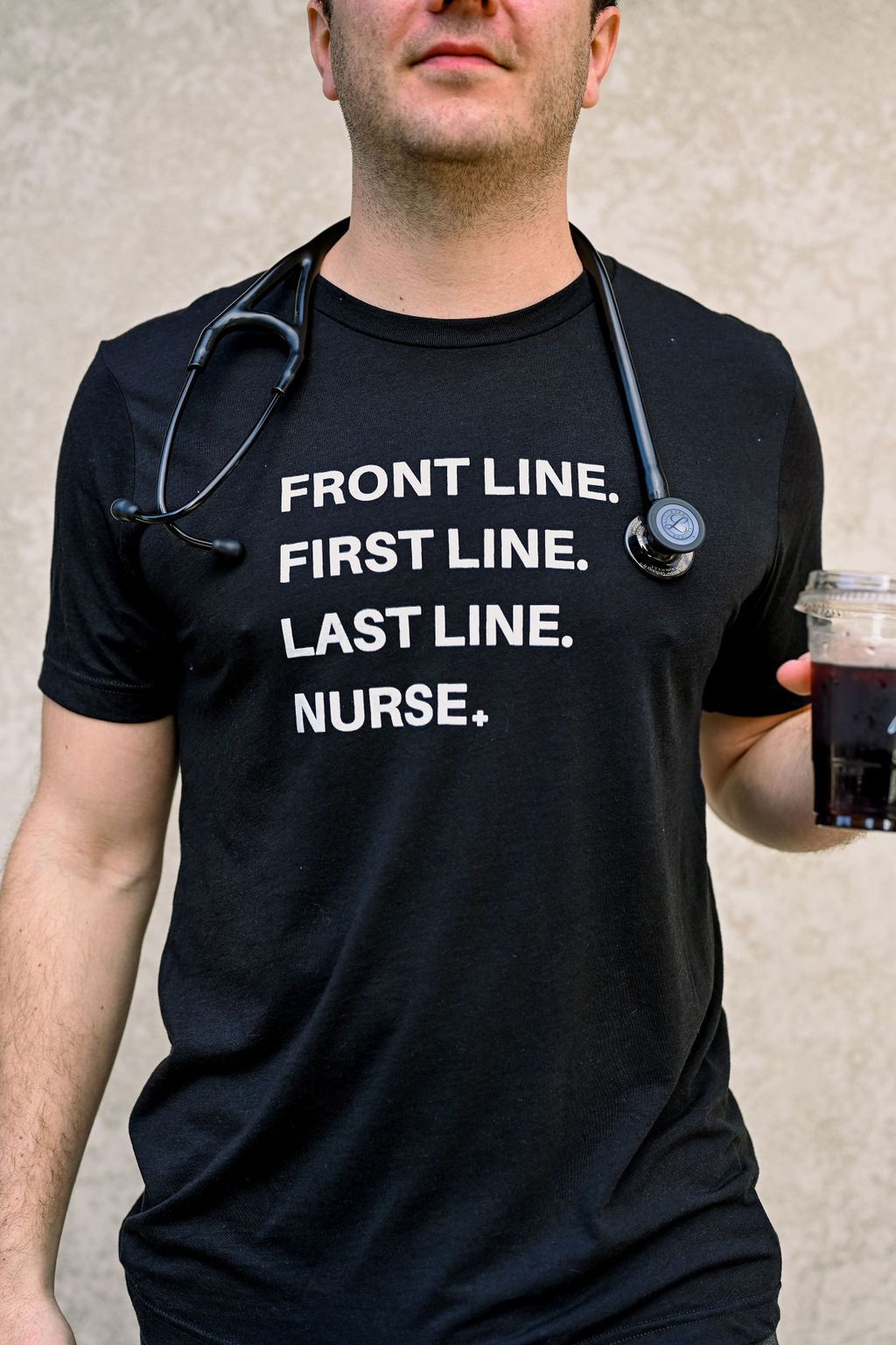 Proud Nurse Black Tee