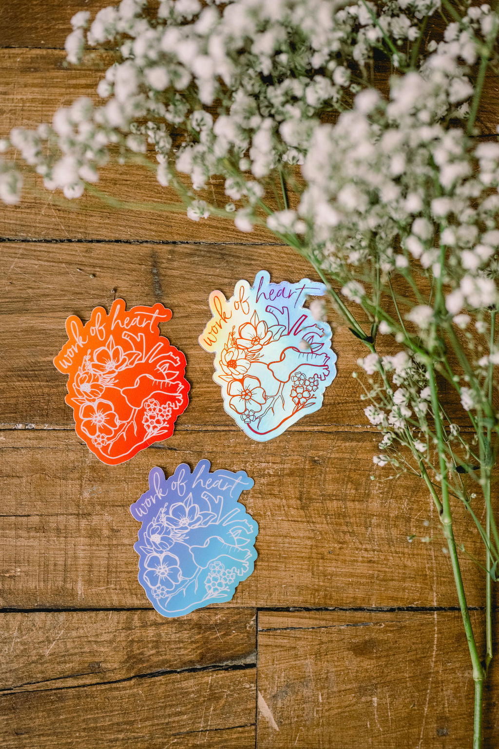 Work of Heart Sticker Pack