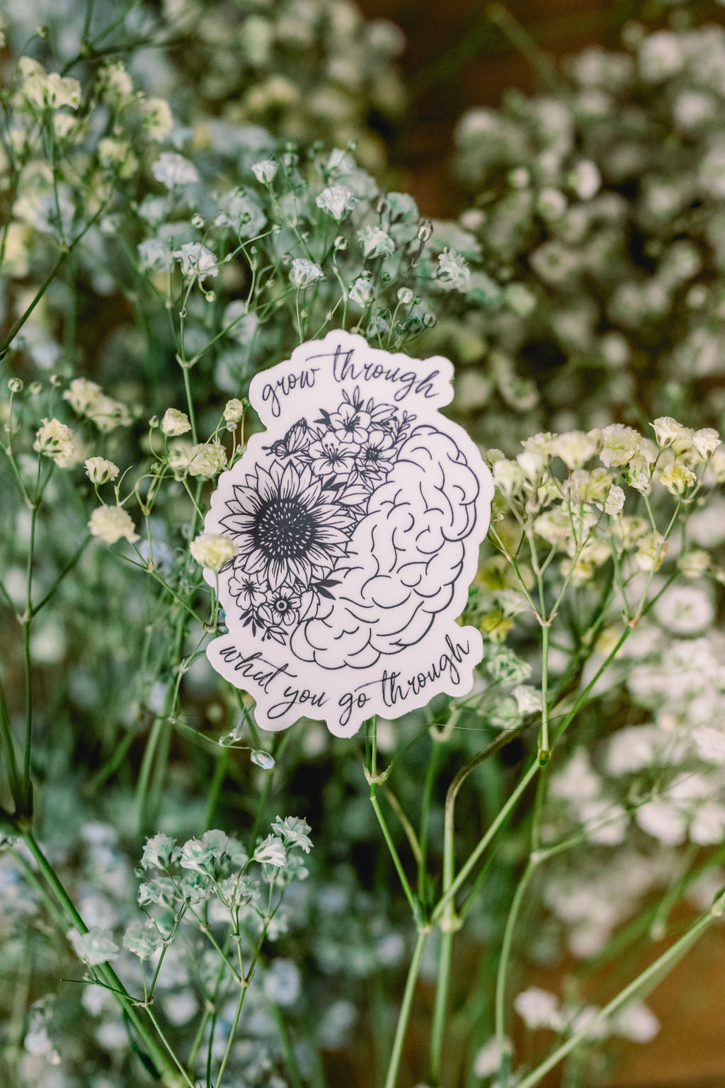 Grow Through What You Go Through Sticker