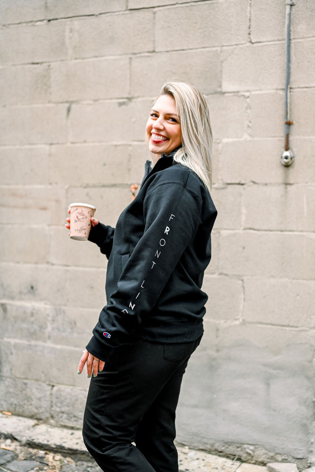 Front Line Quarter Zip