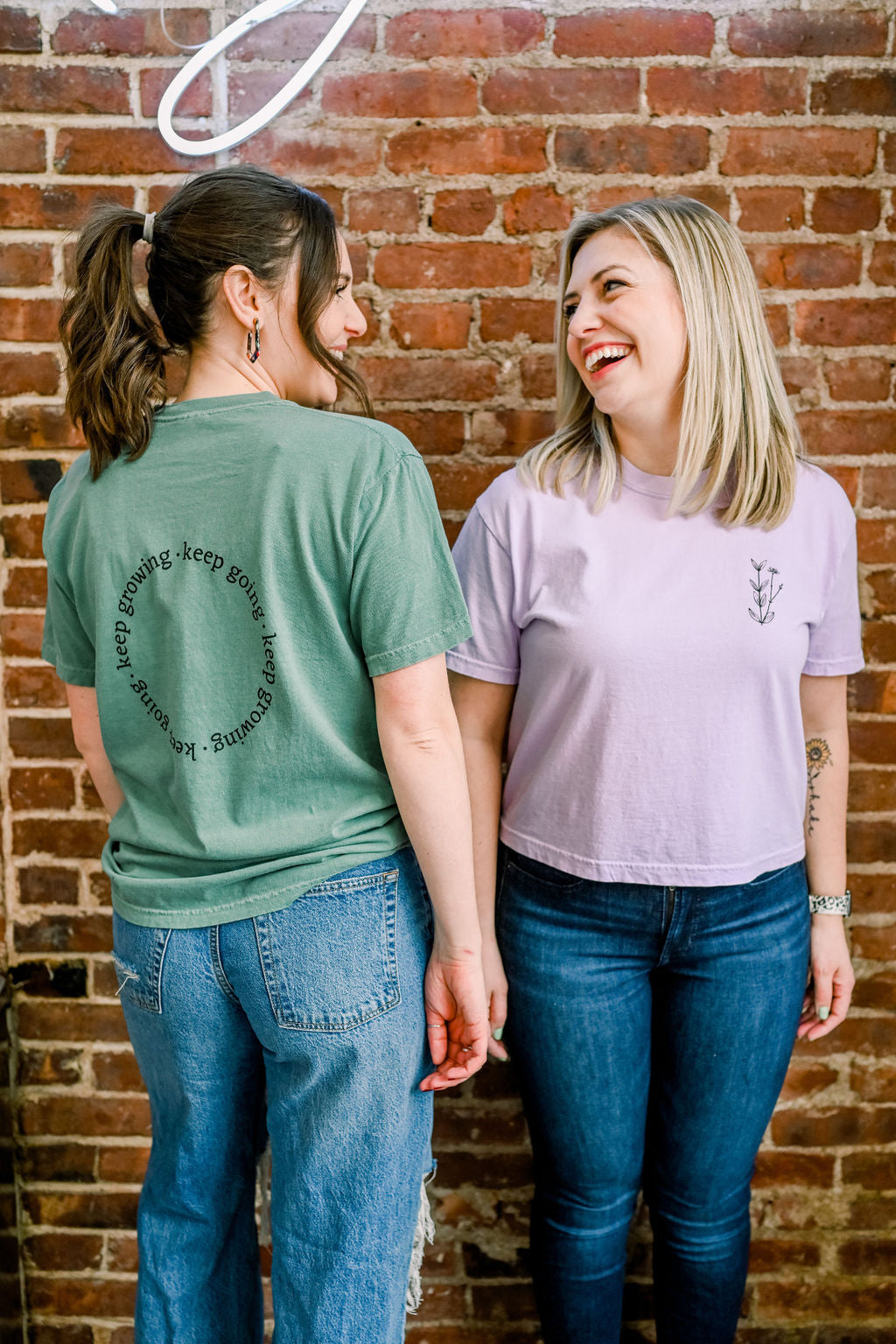 Keep Growing Lilac Tee