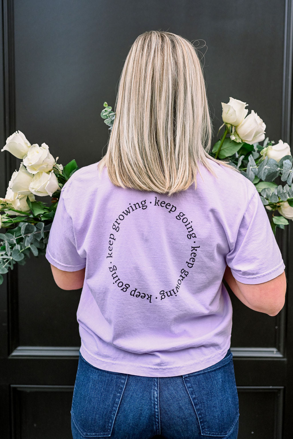 Keep Growing Lilac Tee