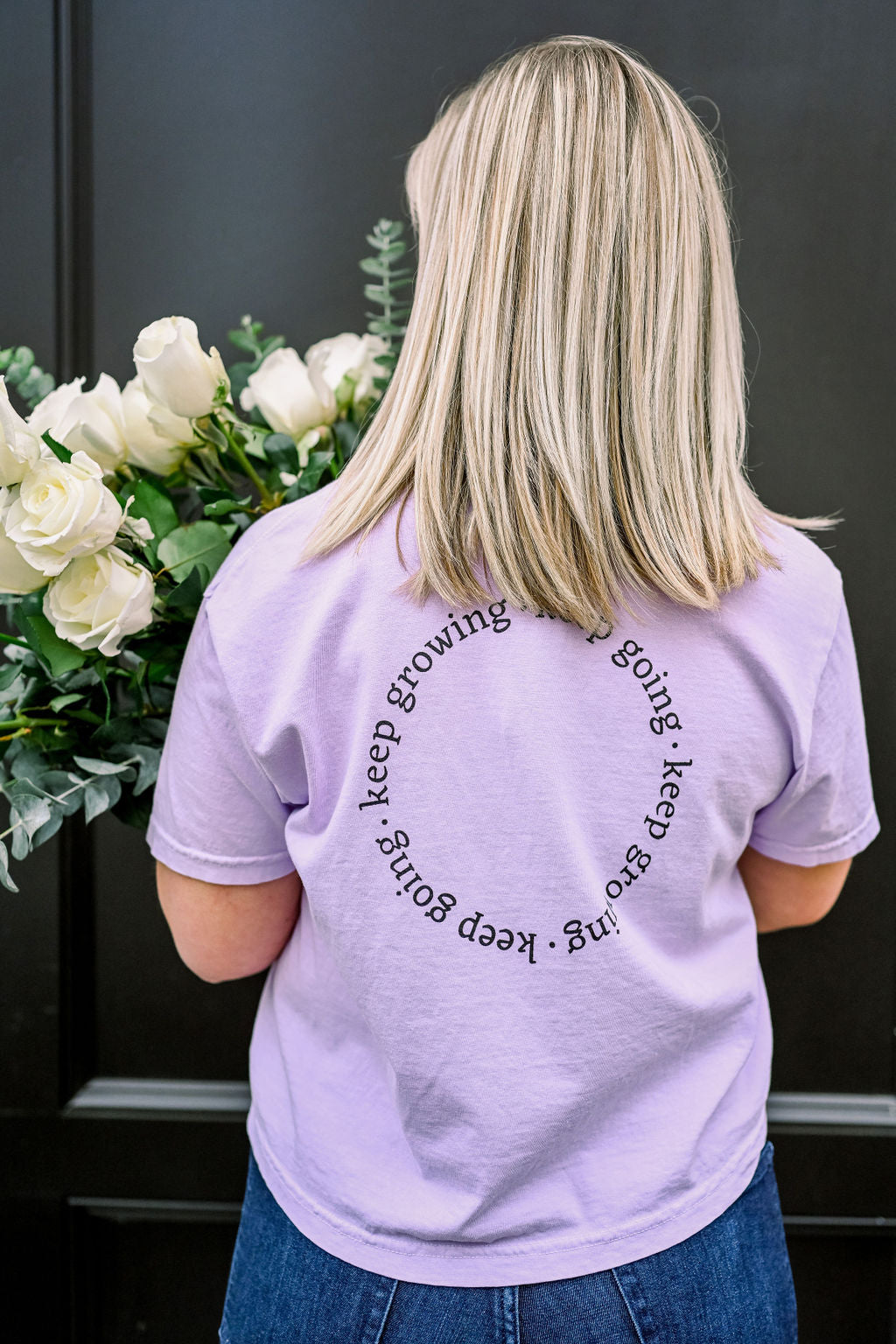 Keep Growing Lilac Tee
