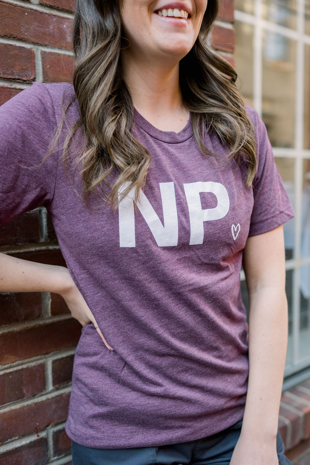 NP Maroon Tee