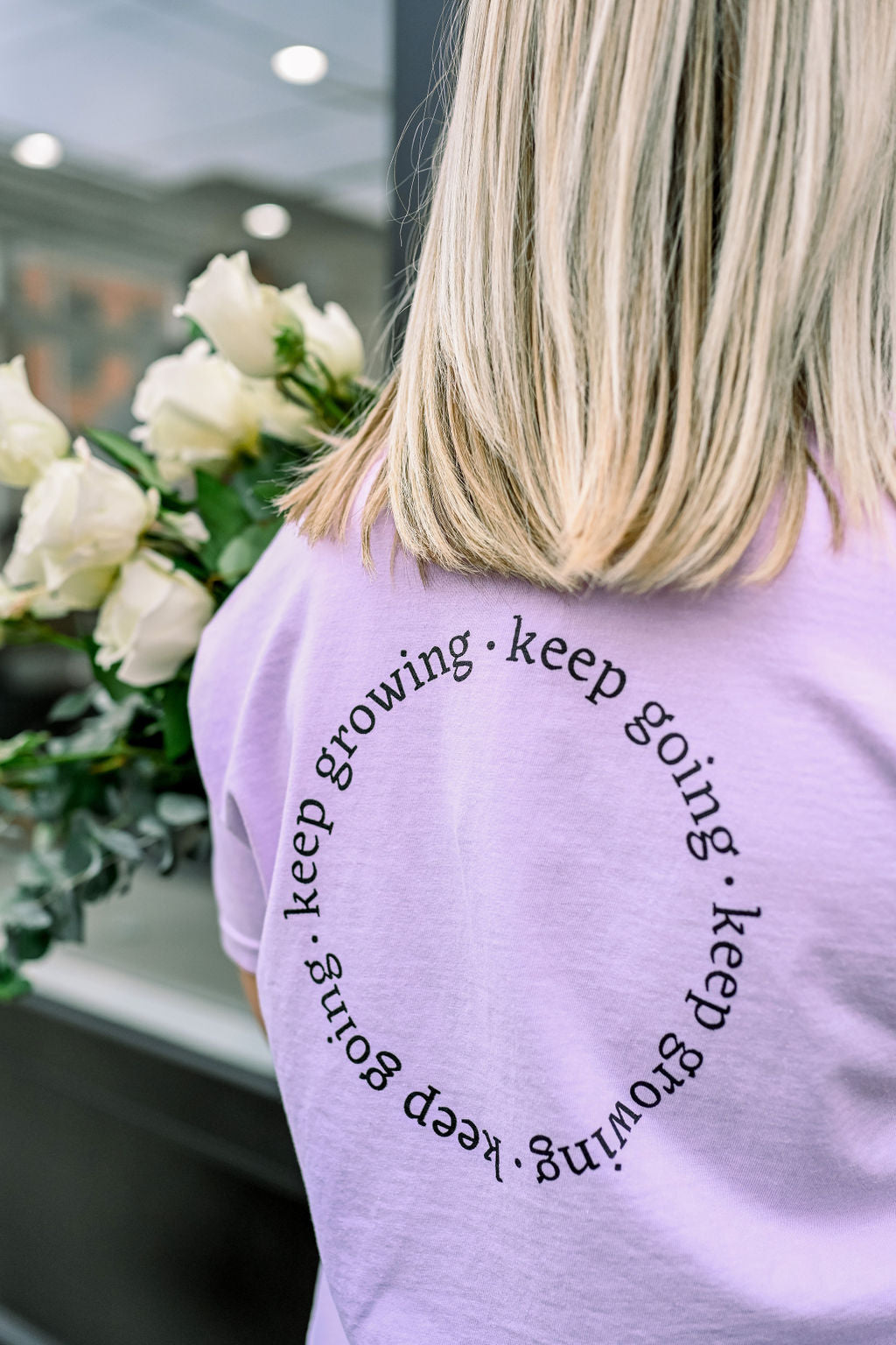 Keep Growing Lilac Tee