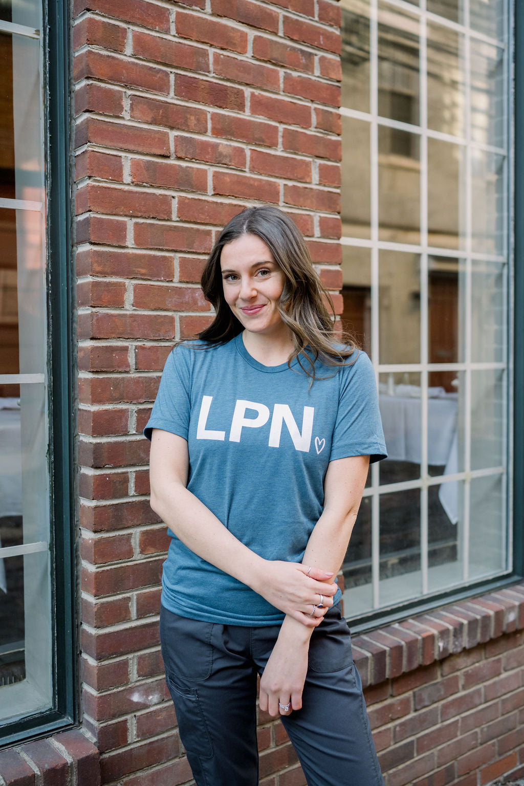 LPN Teal Tee