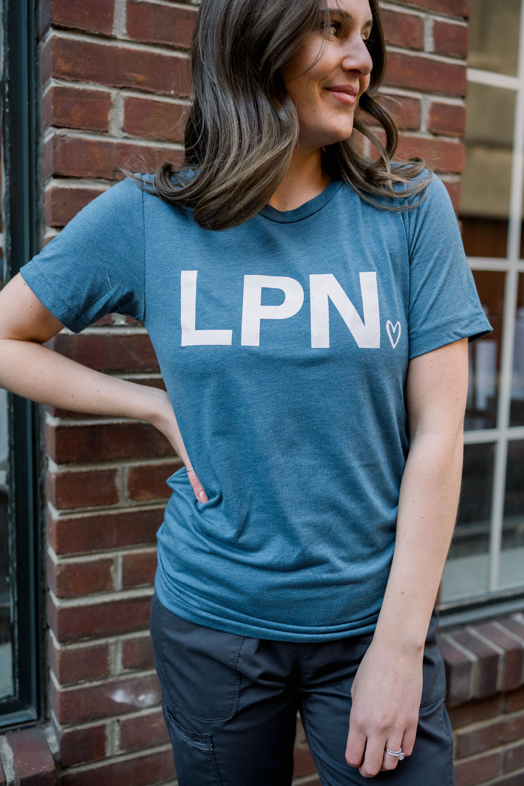 LPN Teal Tee