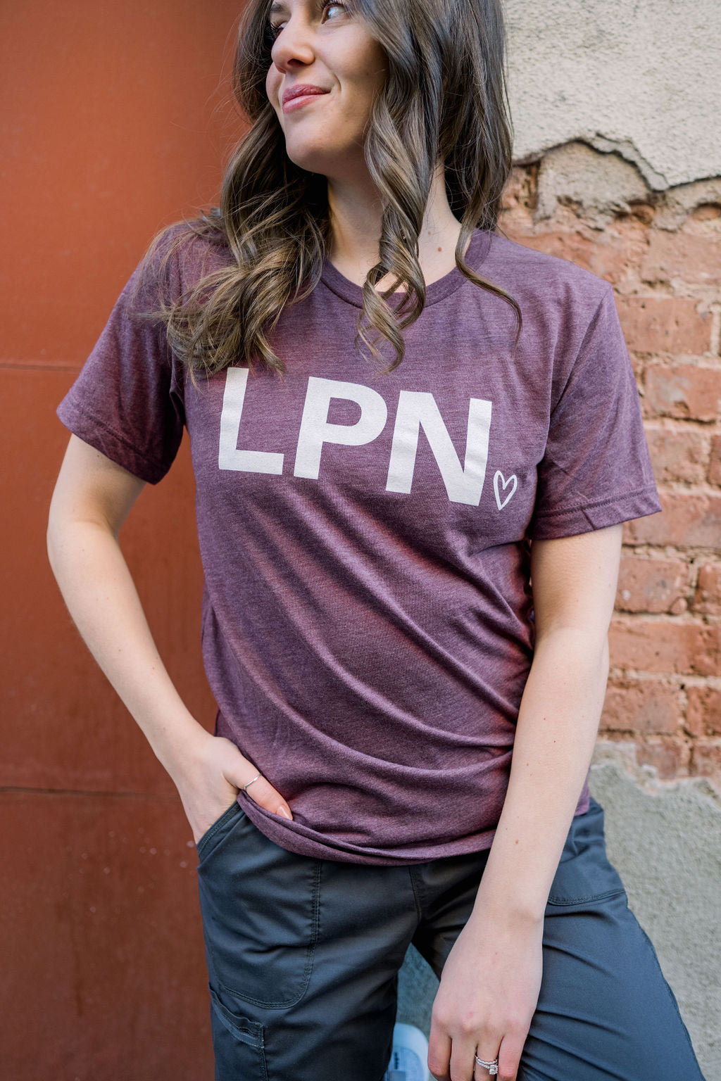 LPN Maroon Tee