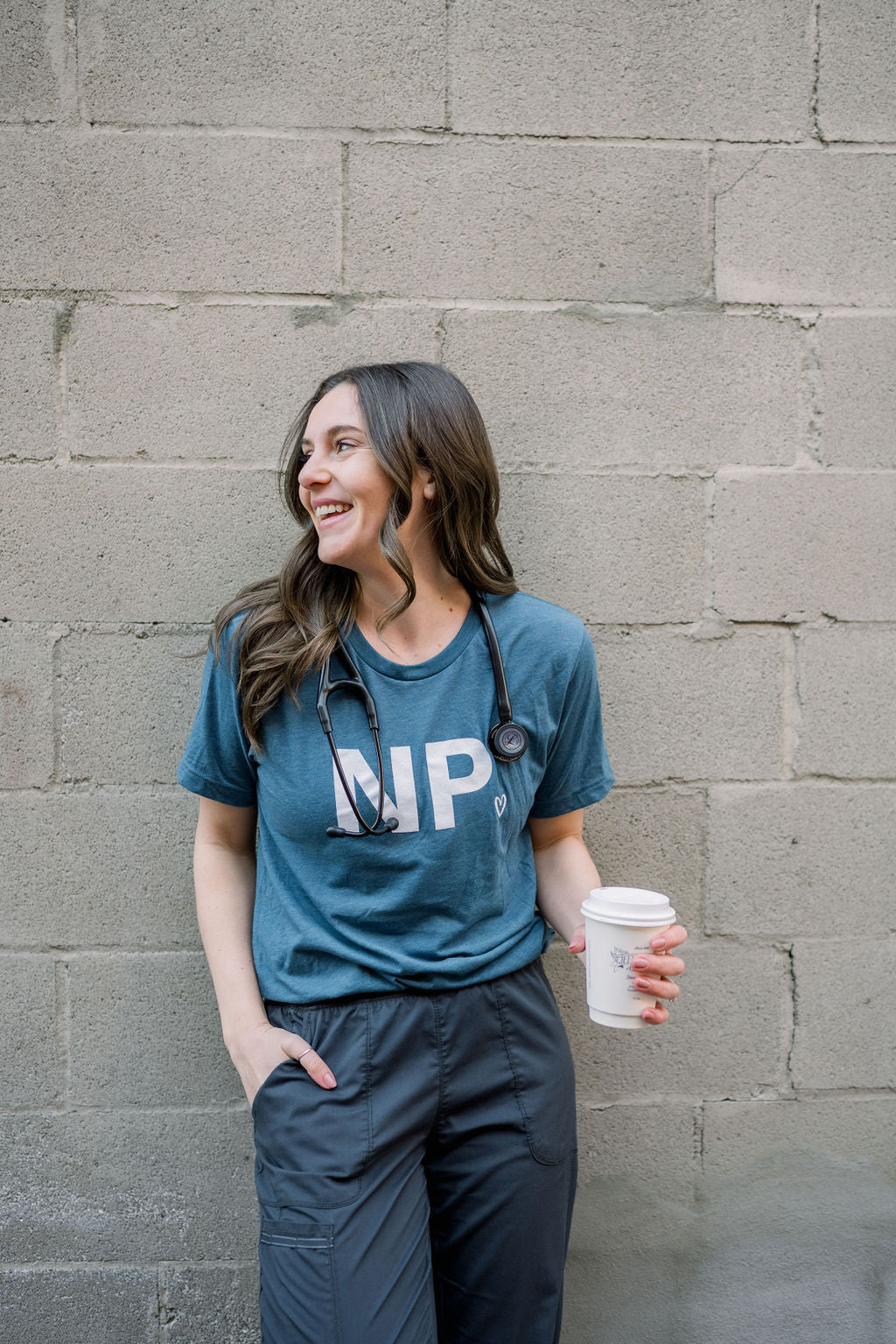 NP Teal Tee