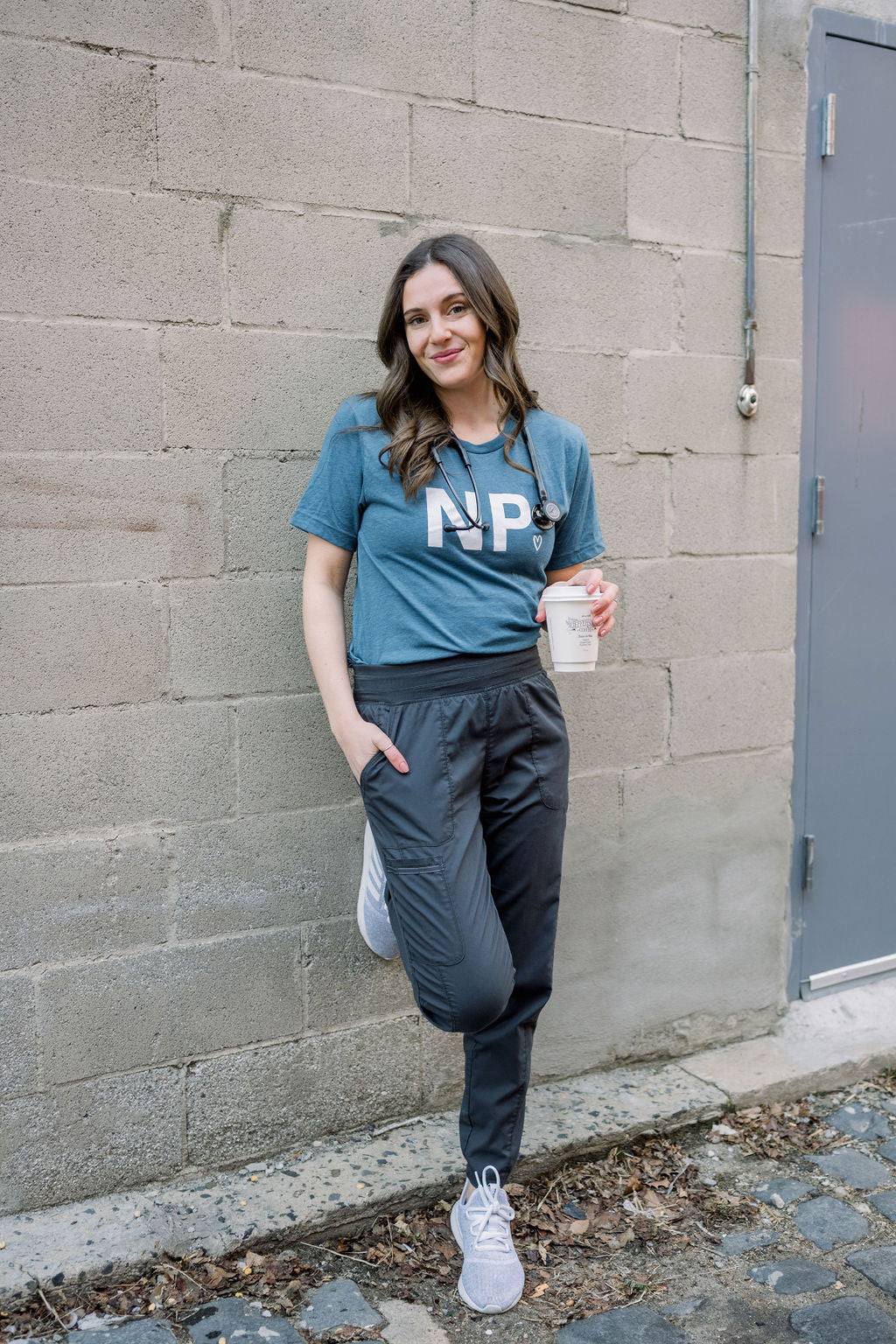 NP Teal Tee