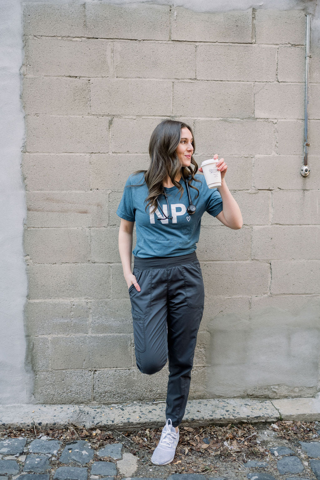 NP Teal Tee