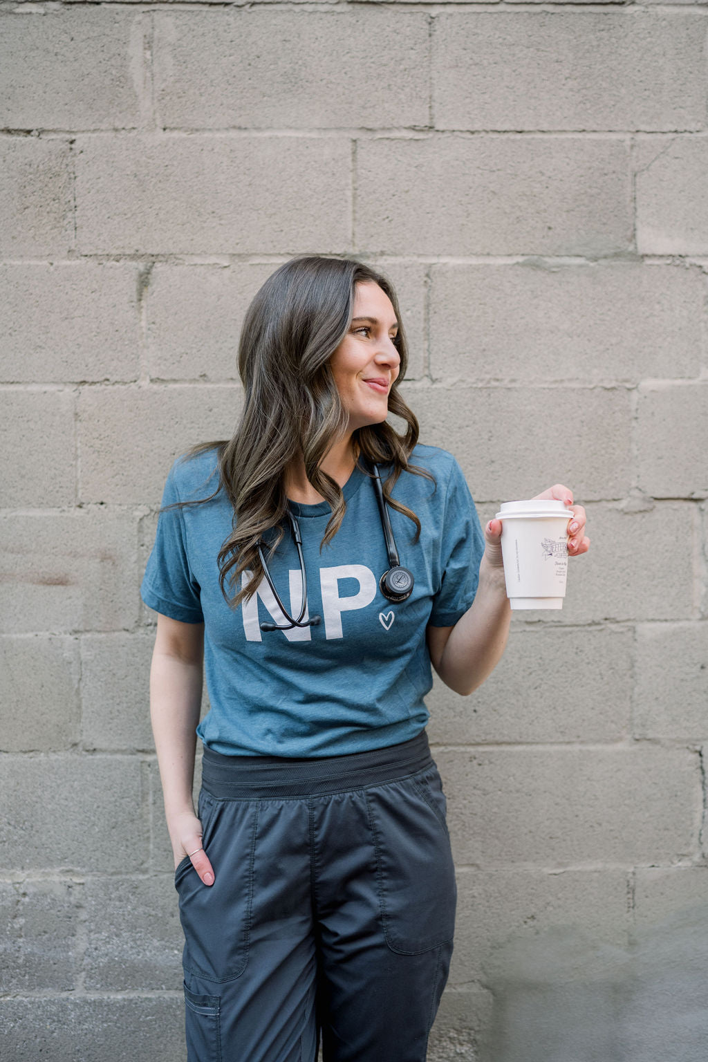 NP Teal Tee