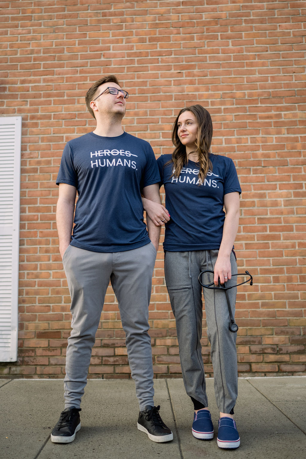 Navy More Than Heroes Tee