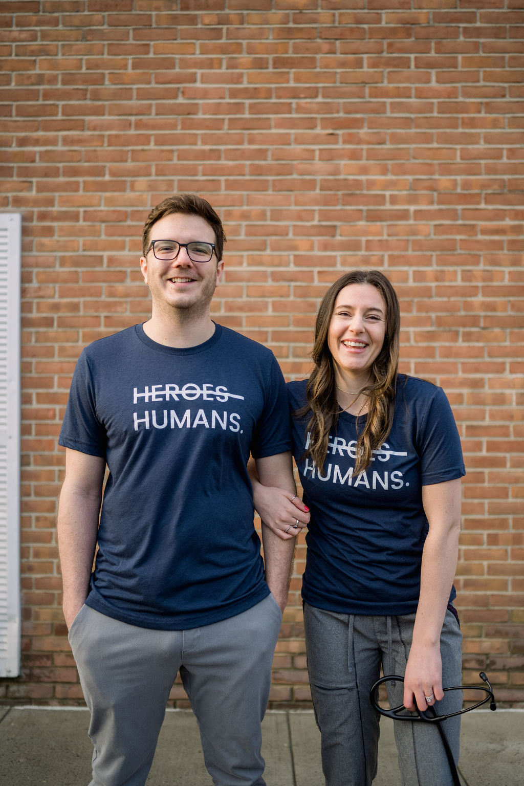 Navy More Than Heroes Tee