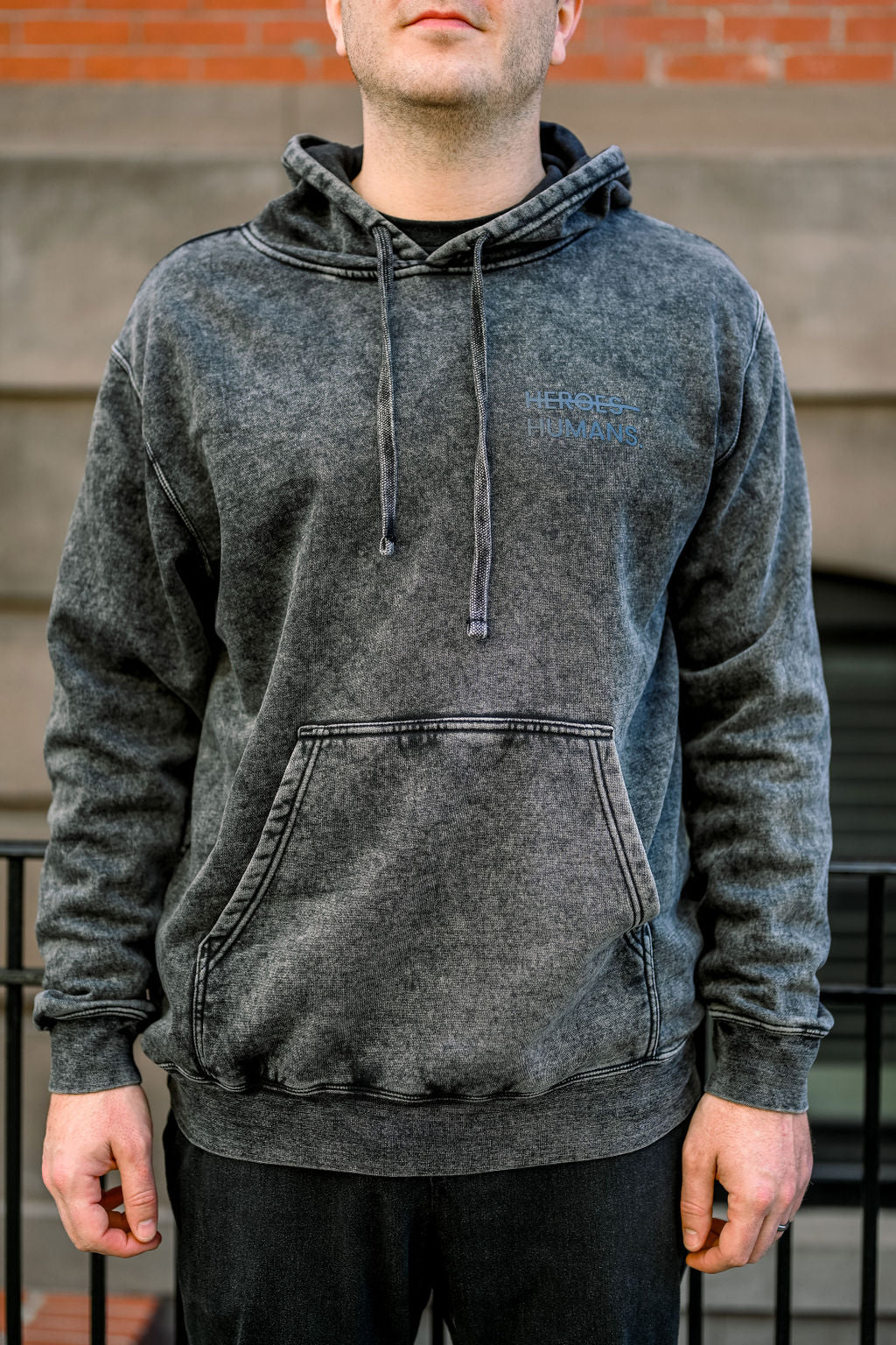 More Than Heroes Mineral Wash Hoodie