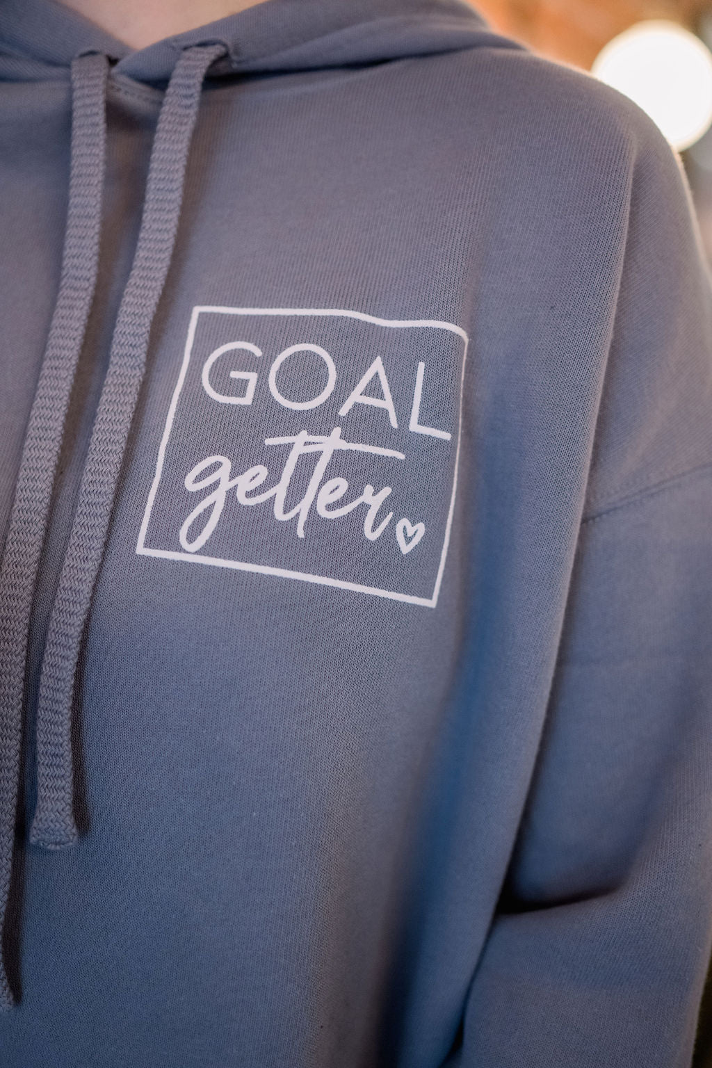 Goal Getter Cropped Hoodie