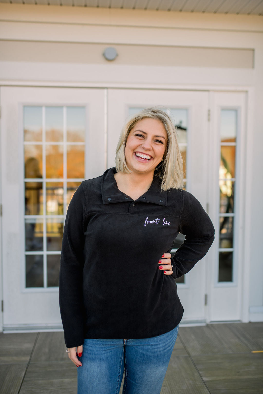 Front Line Snap Pullover