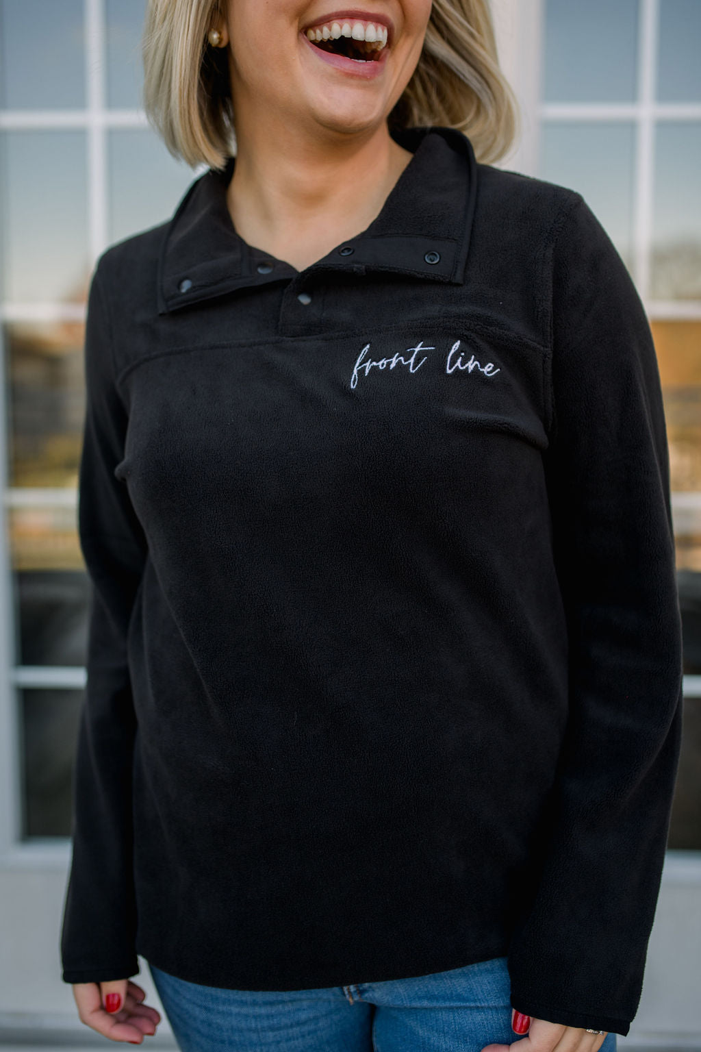 Front Line Snap Pullover