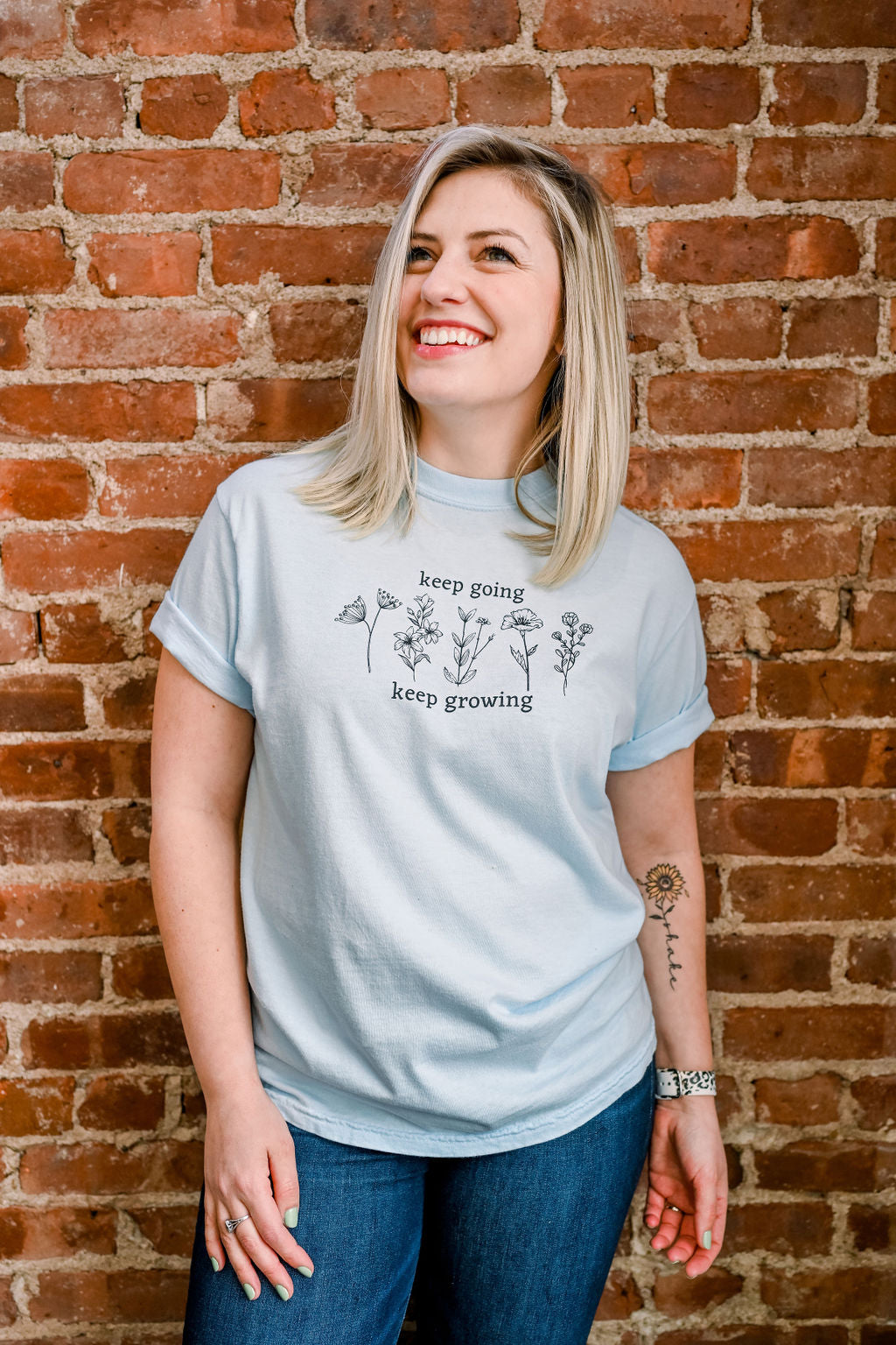 Keep Growing Hydrangea Tee
