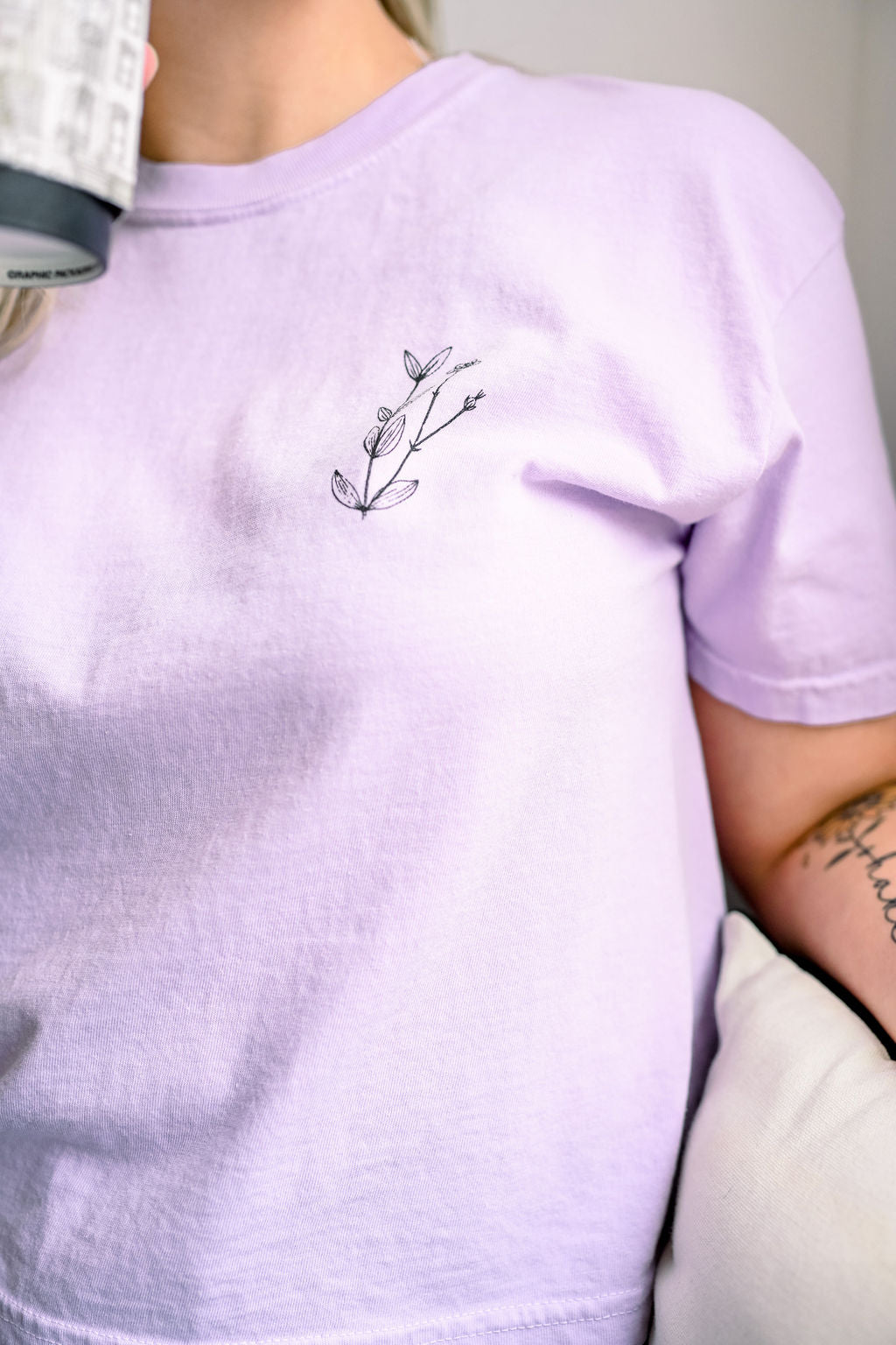 Keep Growing Lilac Tee