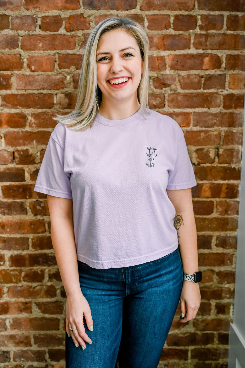 Keep Growing Lilac Tee