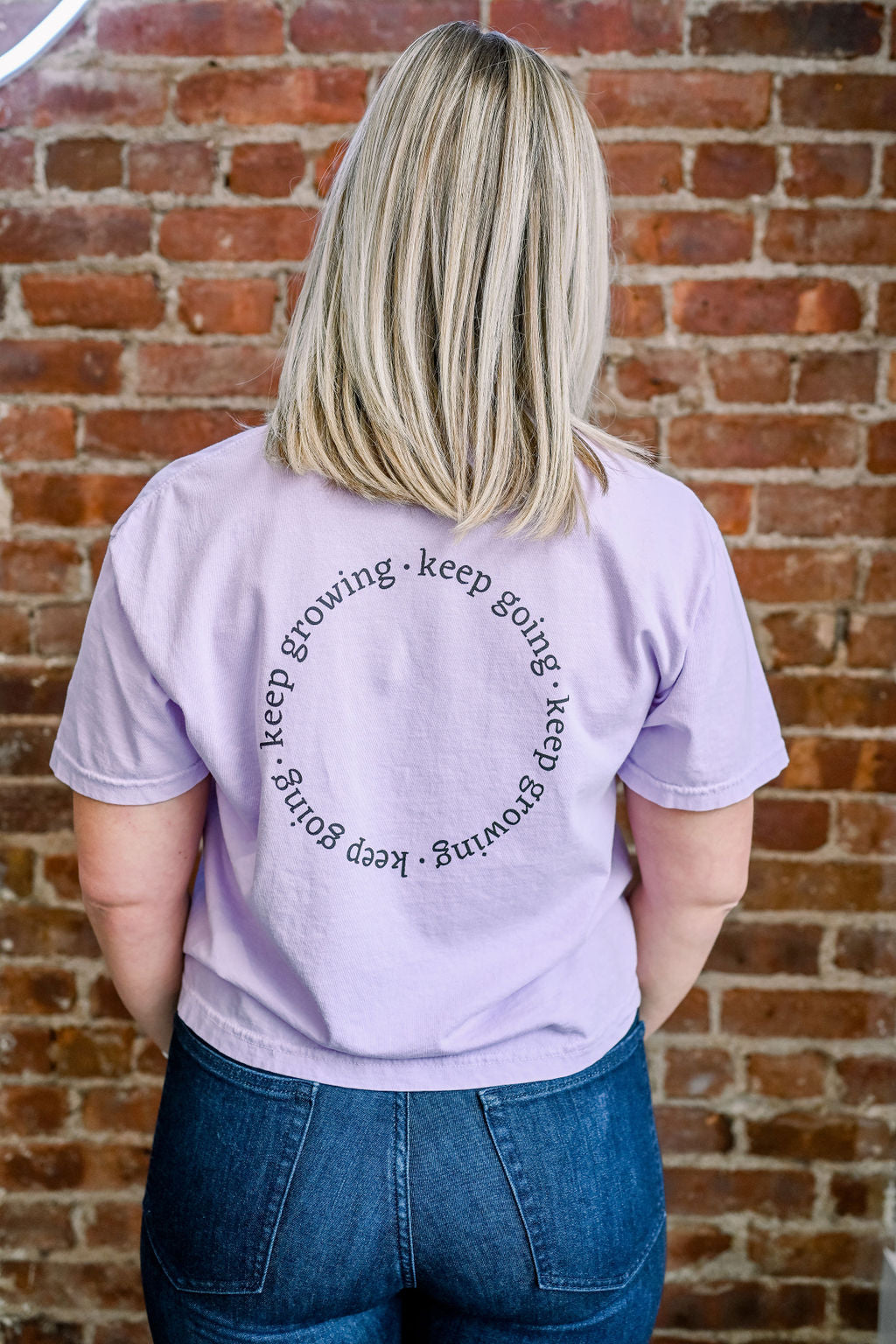 Keep Growing Lilac Tee