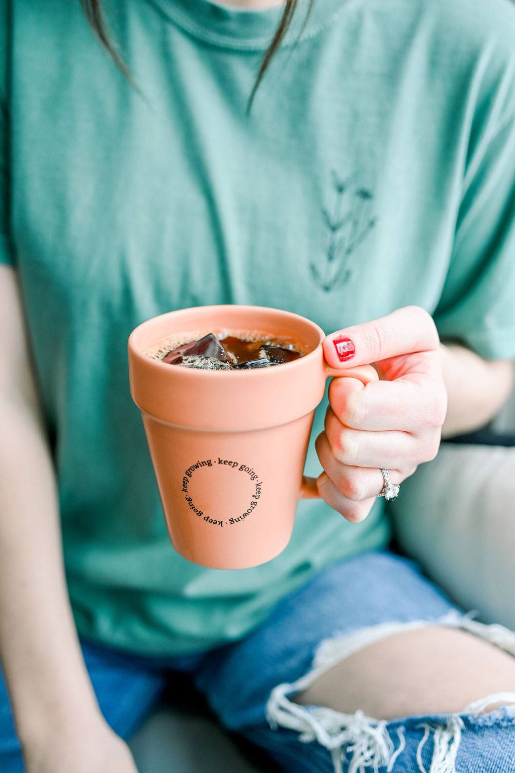Keep Growing Planter Mug