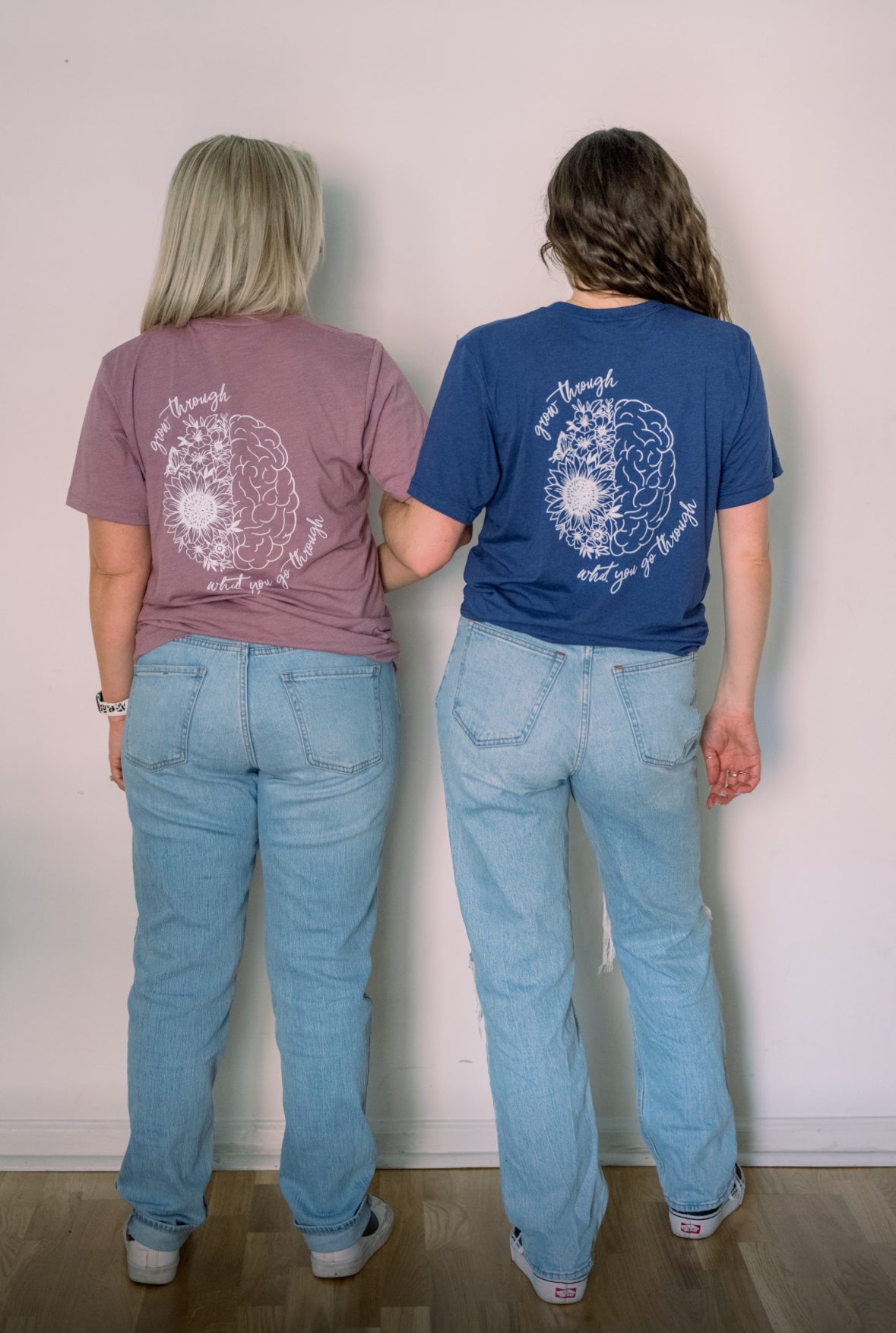 Grow Through Navy Tee
