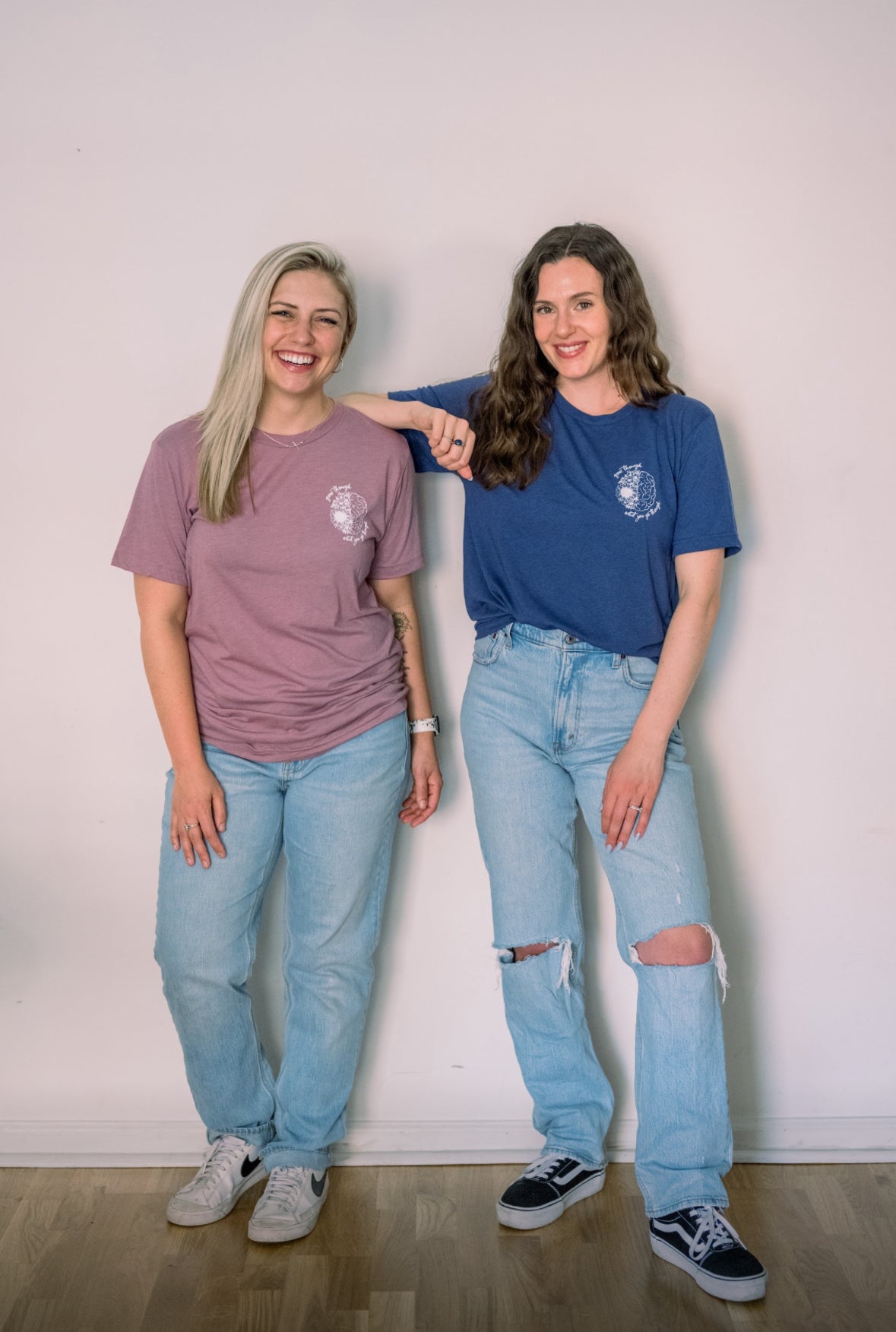 Grow Through Navy Tee