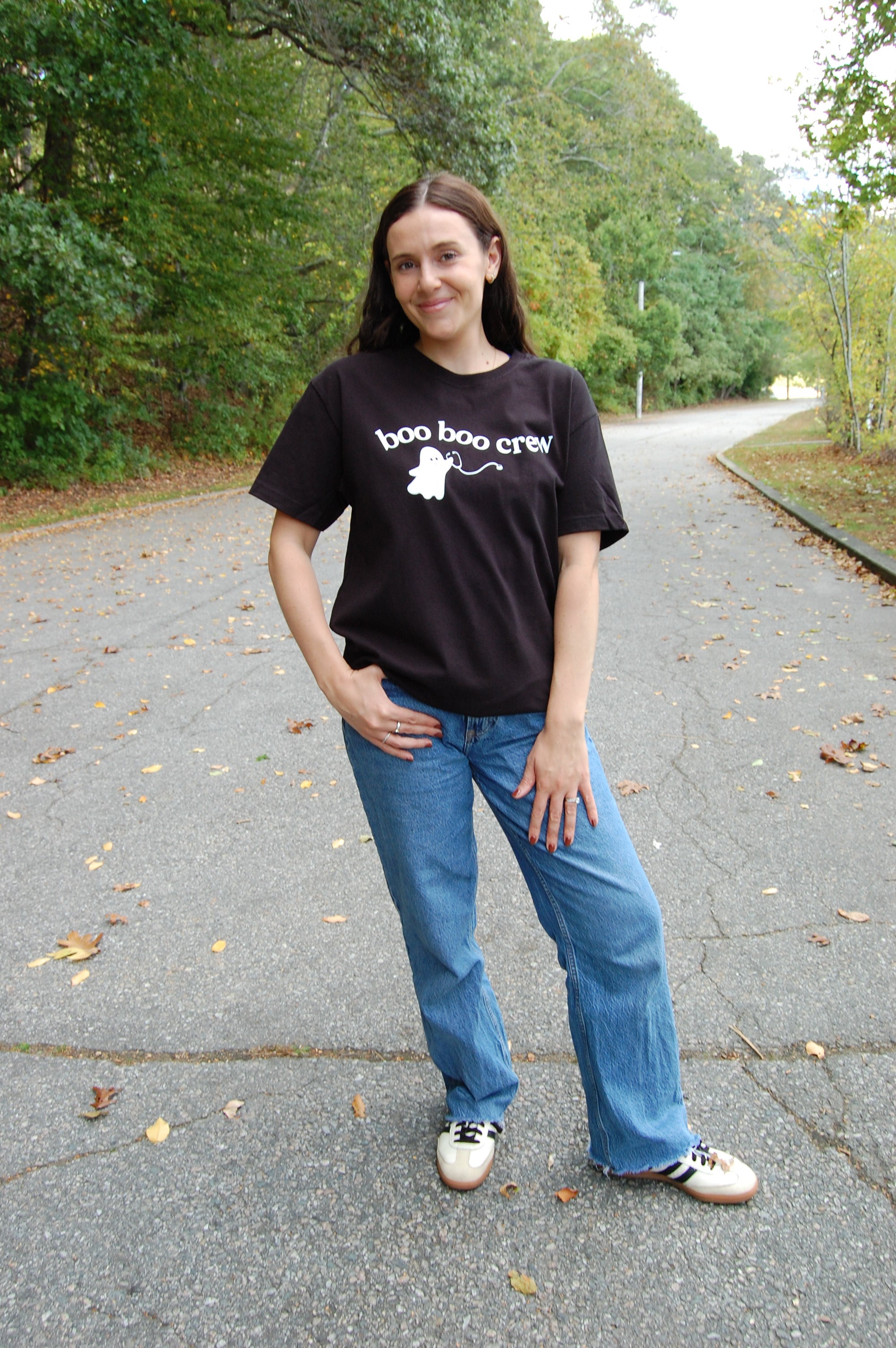 Boo Boo Crew Black Tee