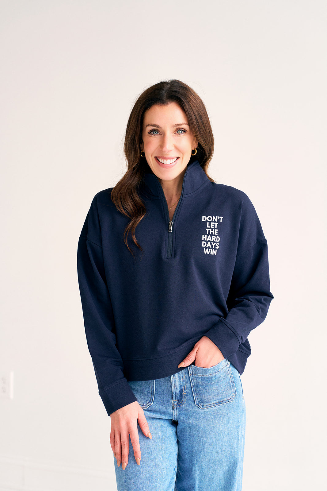 Don't Let The Hard Days Win Quarter Zip