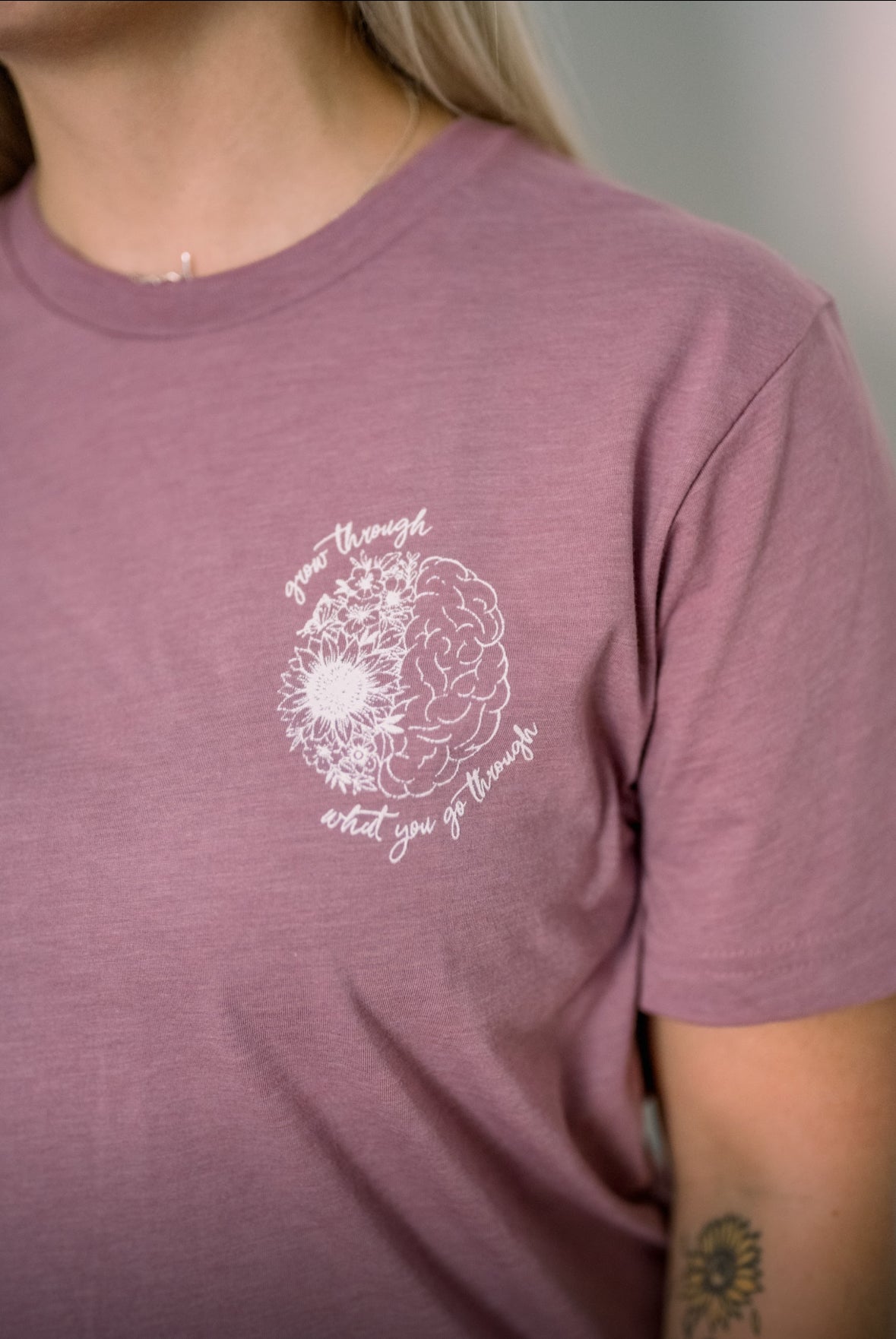 Grow Through Orchid Tee