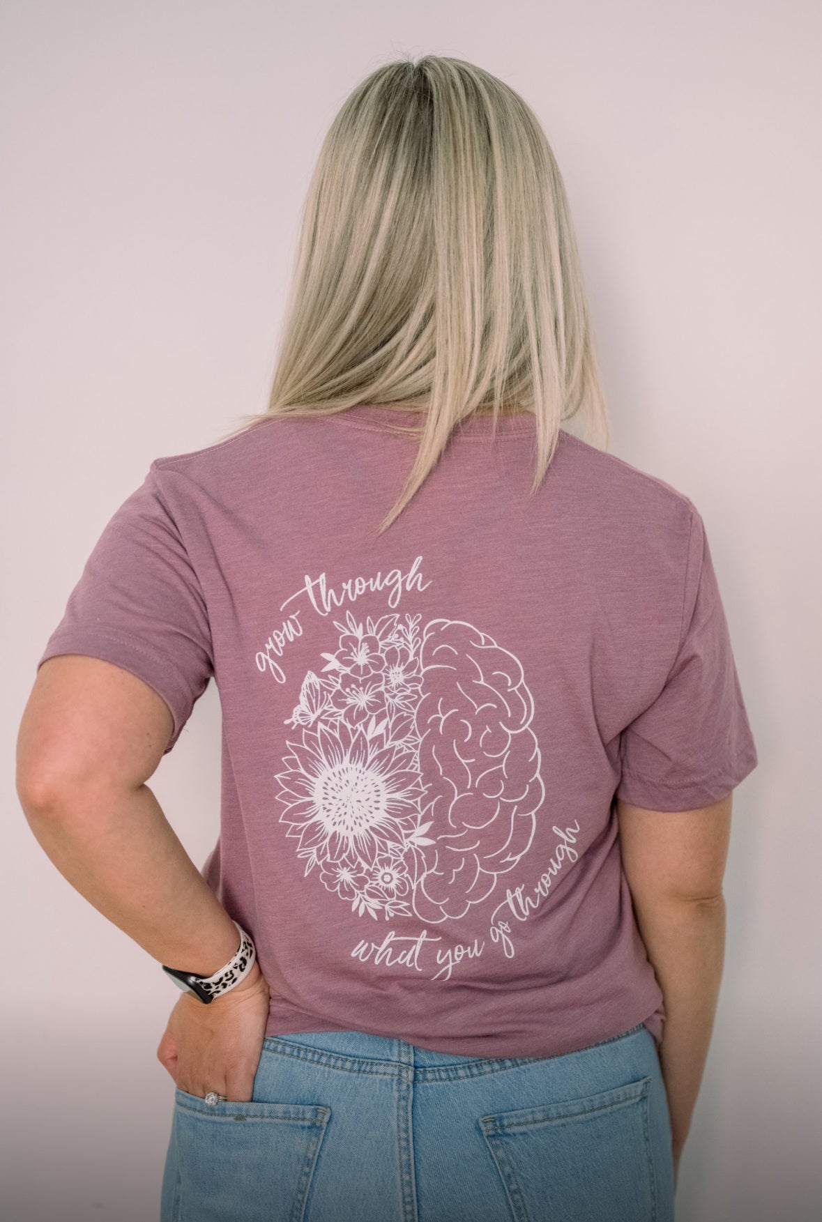Grow Through Orchid Tee