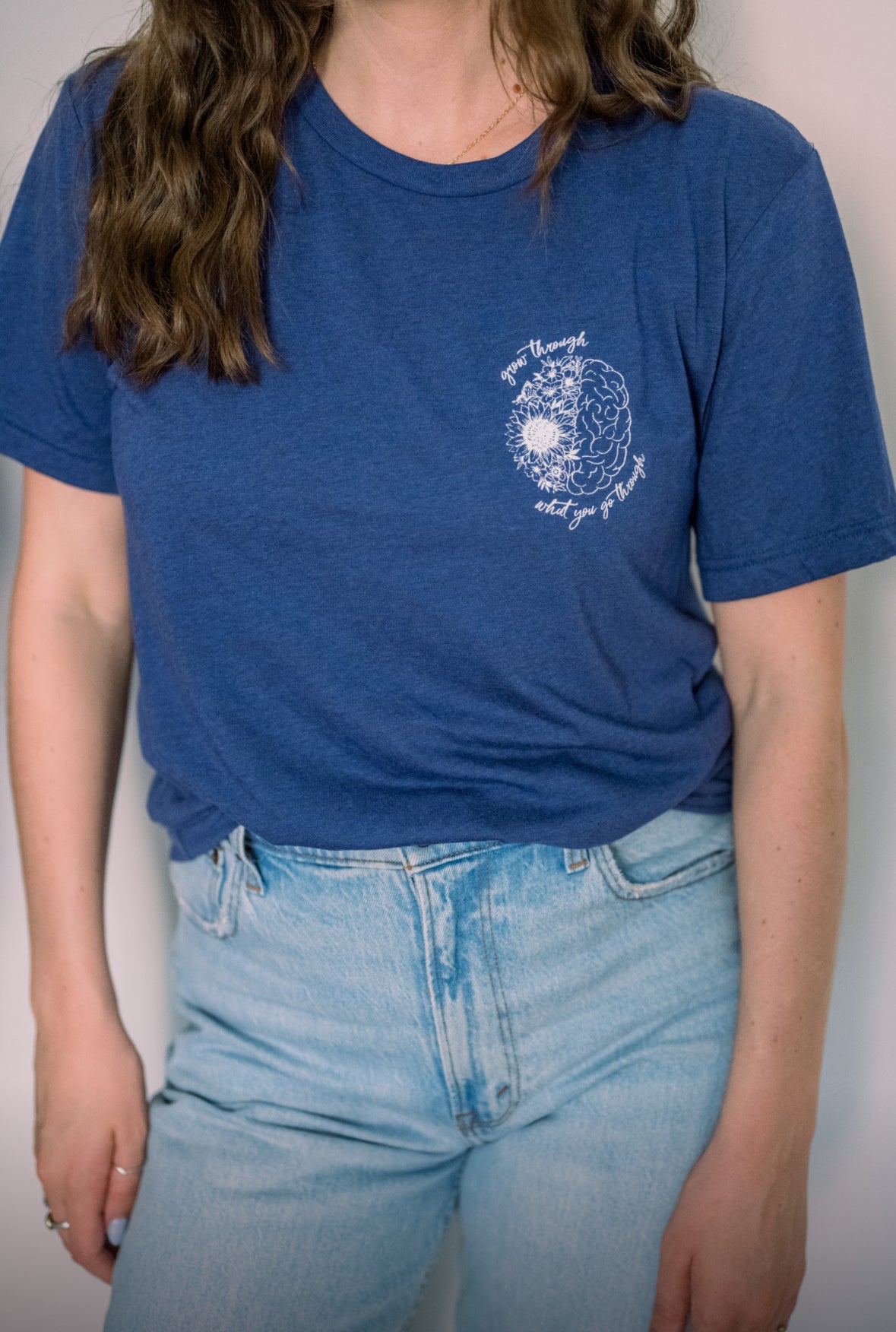 Grow Through Navy Tee