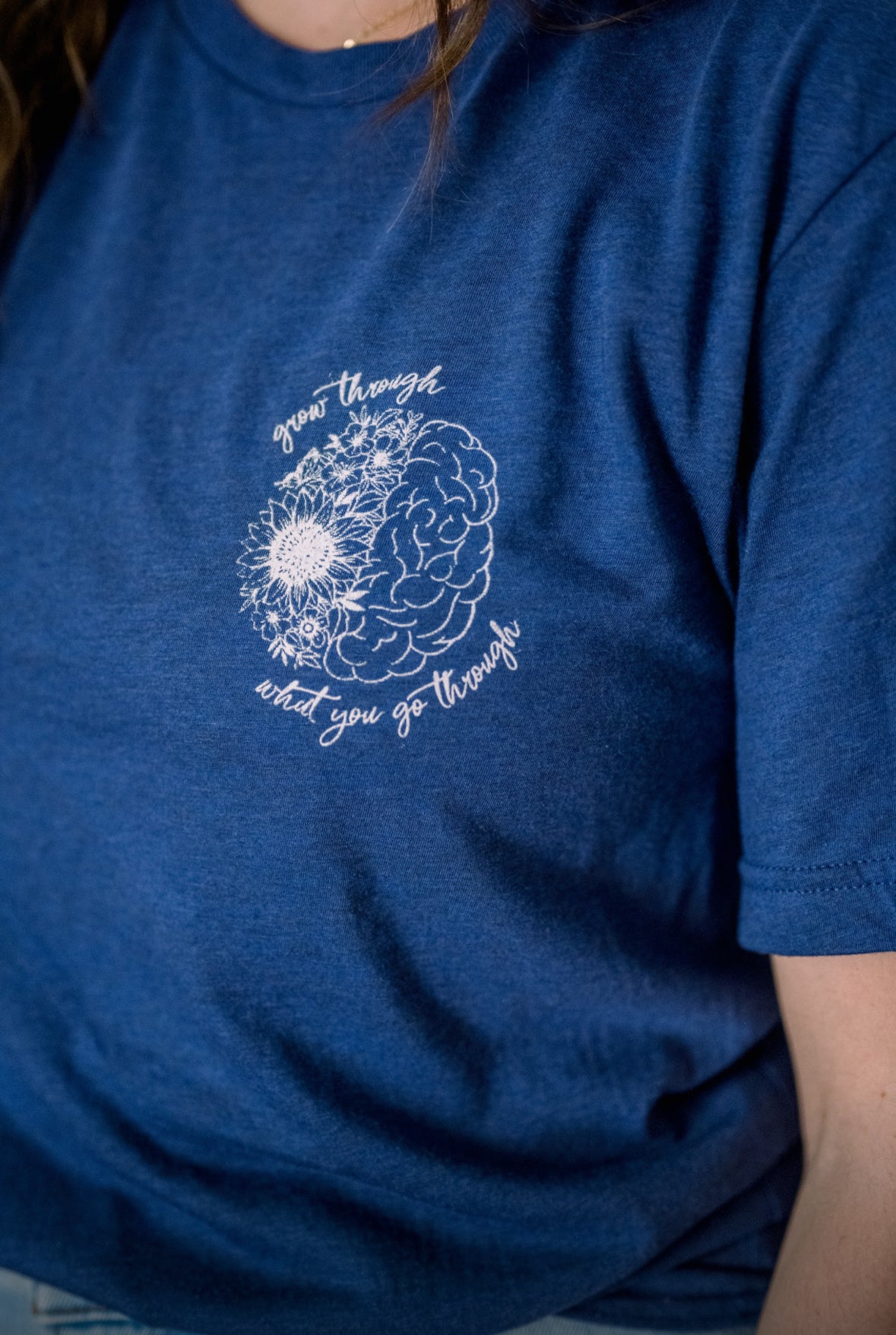 Grow Through Navy Tee