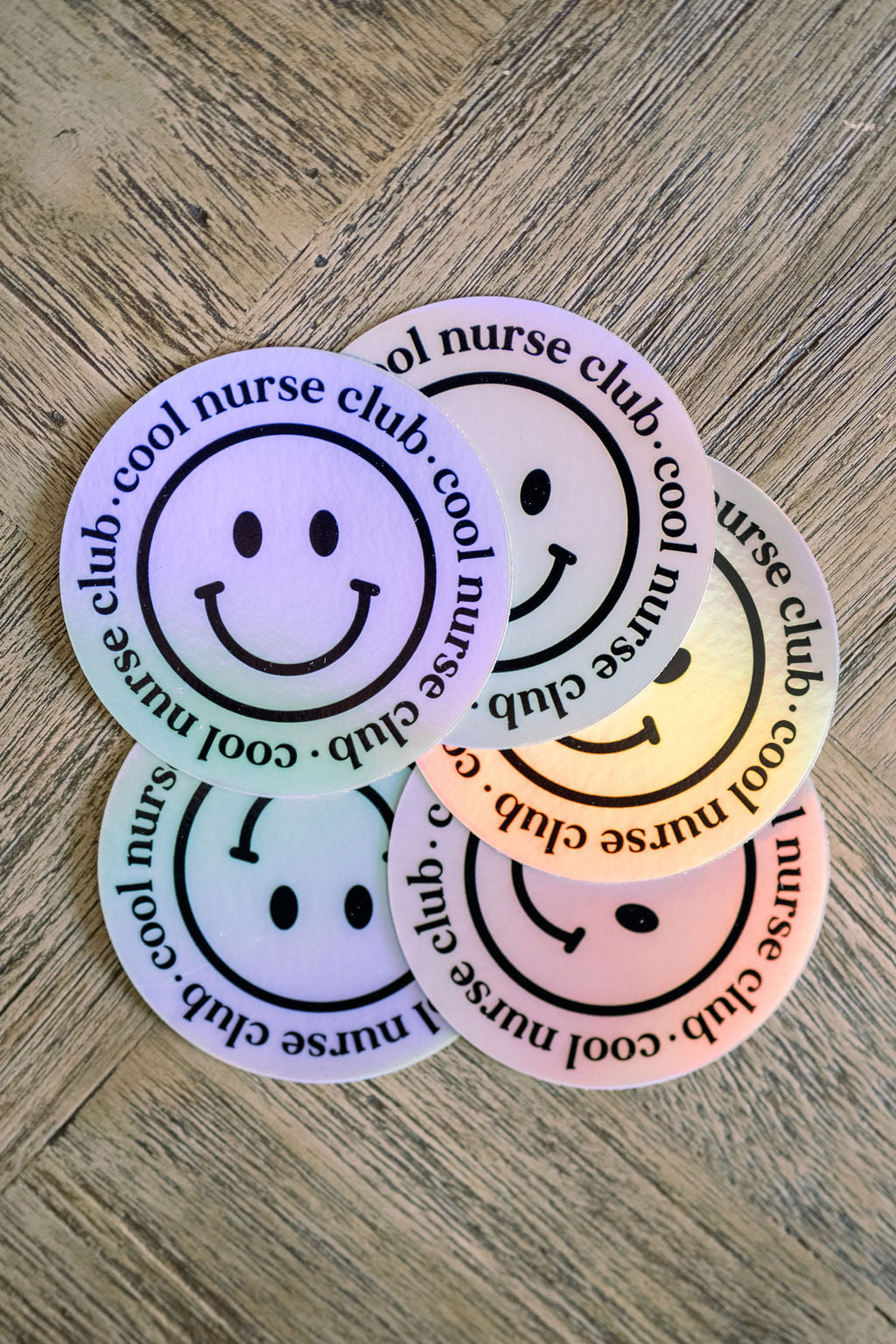 Cool Nurse Club Holographic Sticker