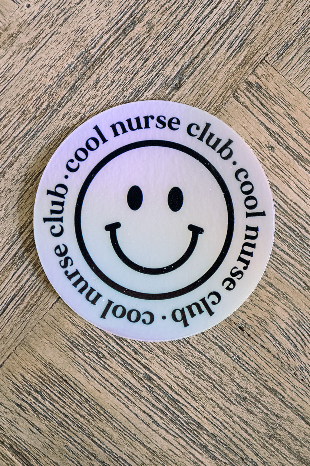 Cool Nurse Club Holographic Sticker