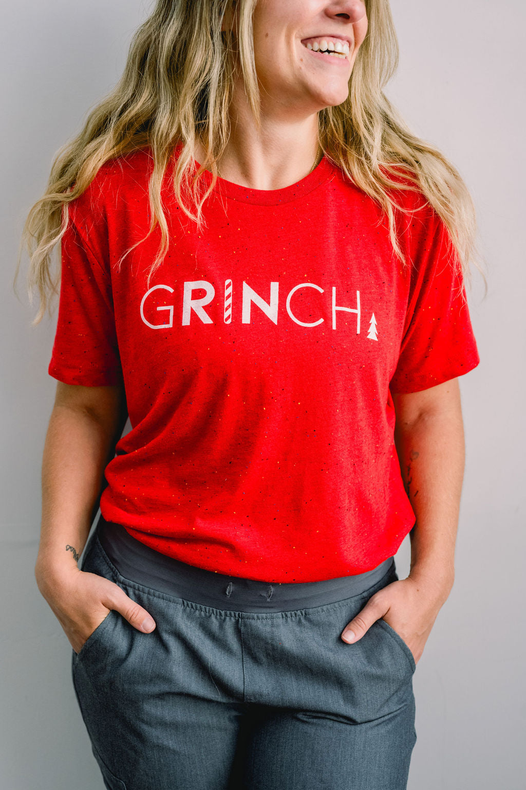Candy Cane Grinch Tee