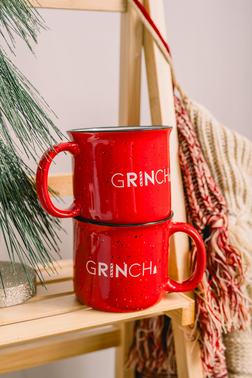 Grinch Candy Cane Mug