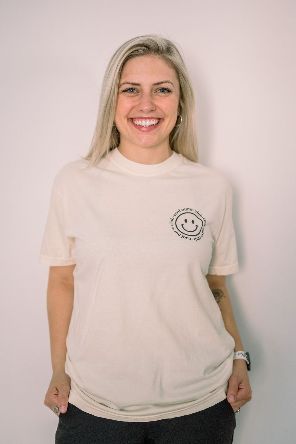 Cool Nurse Club Ivory Tee