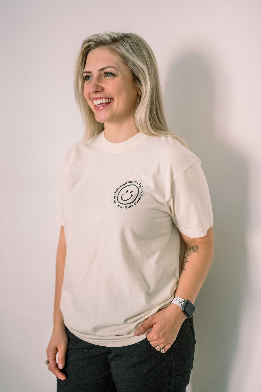 Cool Nurse Club Ivory Tee