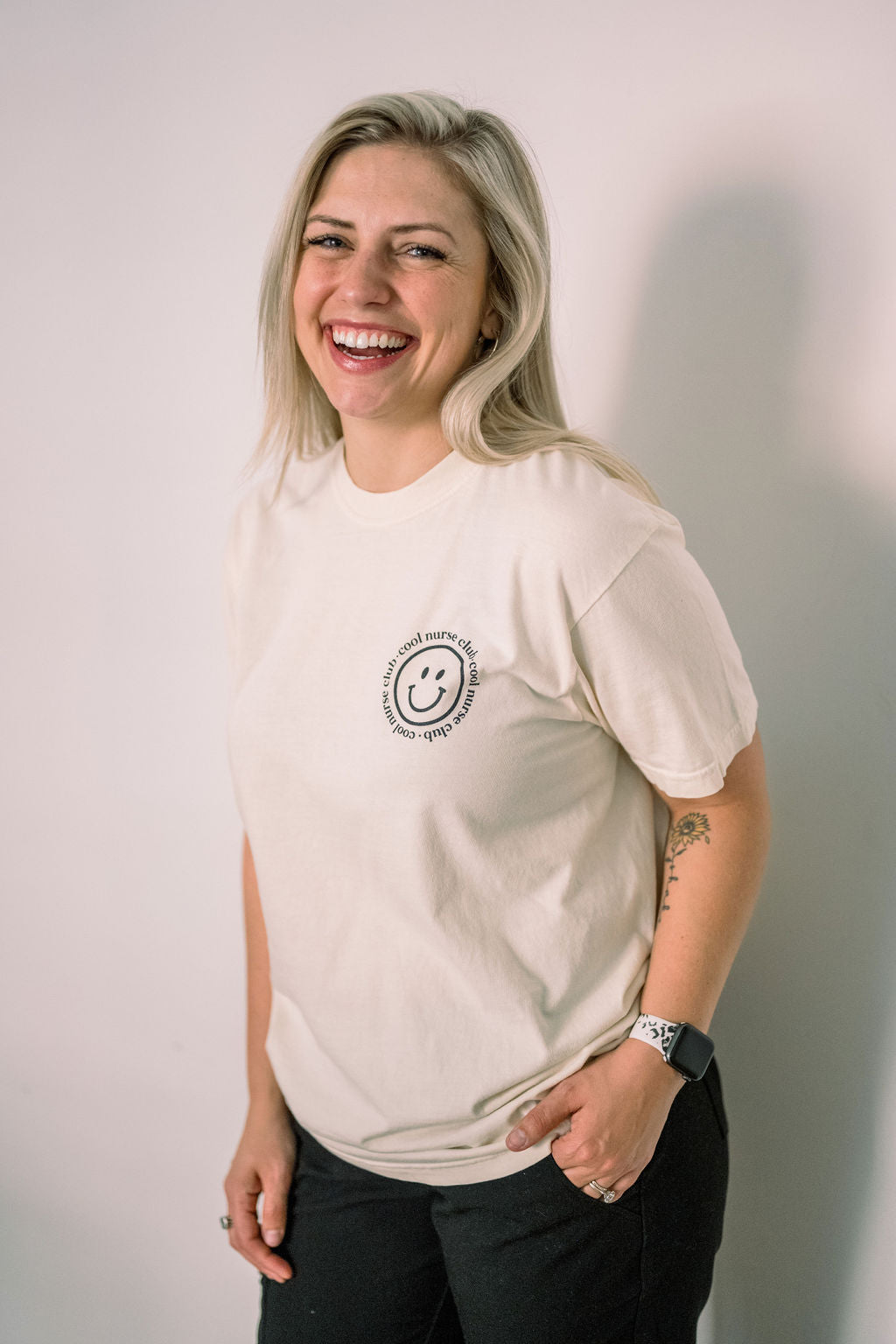 Cool Nurse Club Ivory Tee