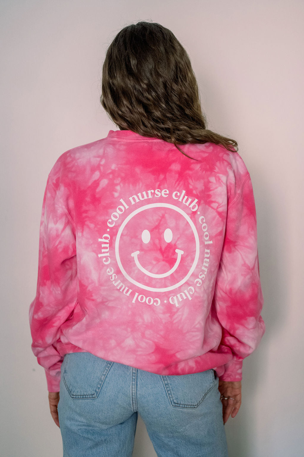 Cool Nurse Club Tie Dye Crew