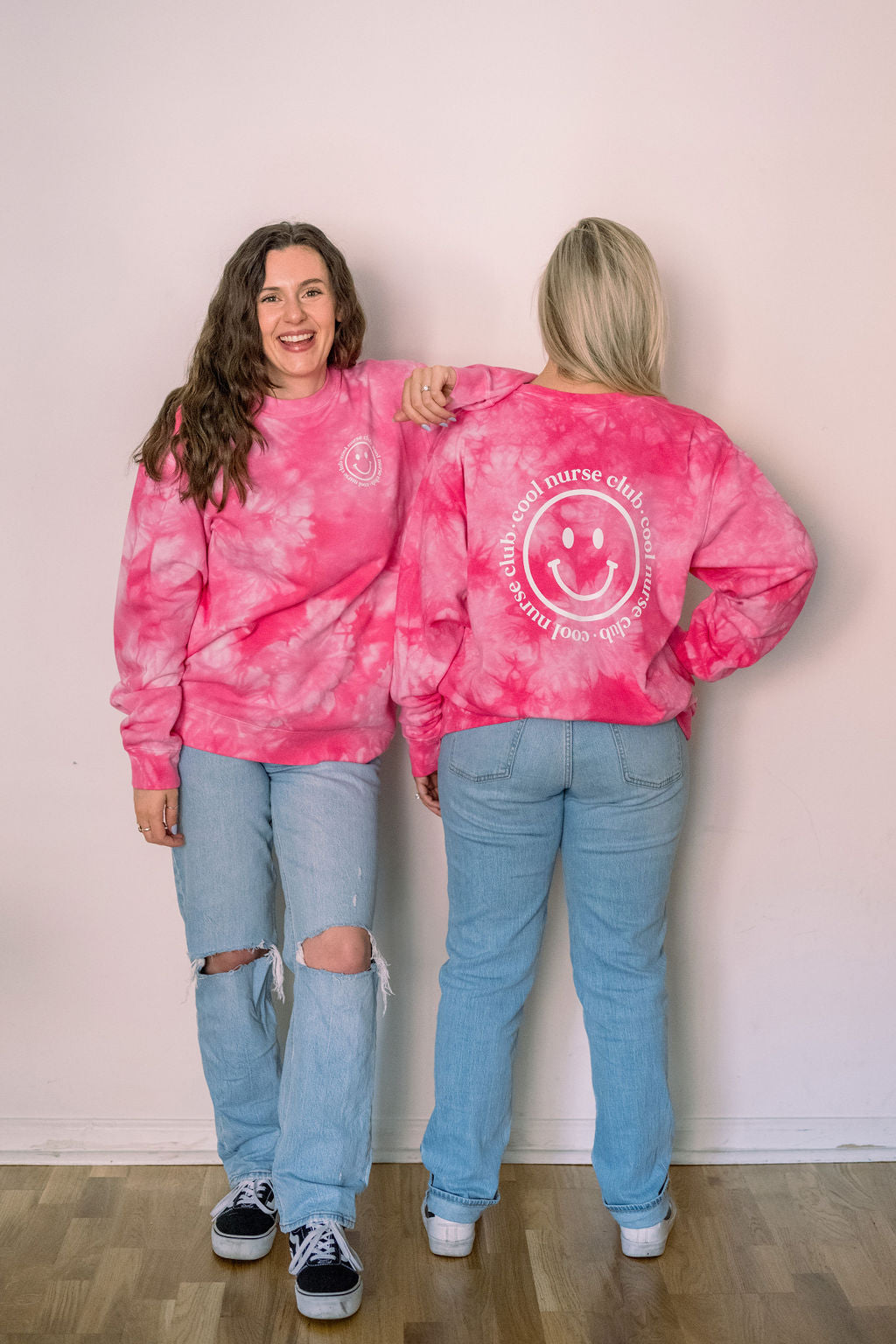 Cool Nurse Club Tie Dye Crew